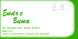 endre buna business card